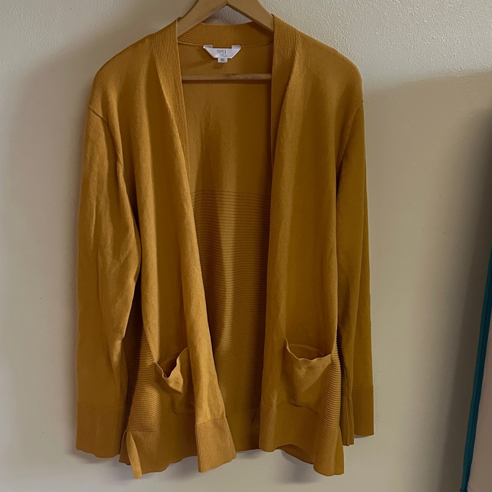Mustard cardigan